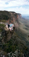 Cliffhanger in the Blue Mountains, New South Wales