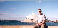 Colm with Sydney Opera House in the background