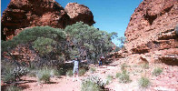 Colm at King's Canyon, the Outback, Australia