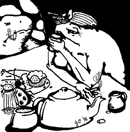 'Fat Slags'... This picture is copyright Jane Courtney, 2000.  Click here to return to this picture's thumbnail in Jane's Gallery