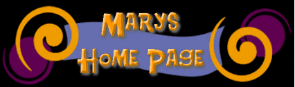 Welcome to Mary's Home Page!