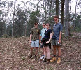 Donal, John, Colm and me in The Blue Mountains