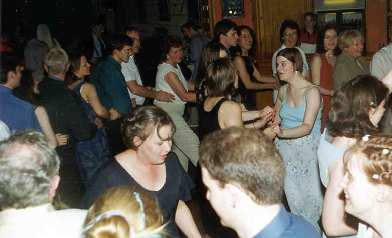 Conga! ... Click here to return to this photo's thumbnail in the Wedding Photo Index
