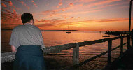 Sunset on Fraser Island